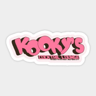 Defunct Kooky's 60s 70s Lesbian Nightclub NYC Sticker